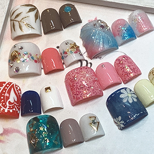 16種類から選べる フットジェルネイル/ 定額 7,500円コース