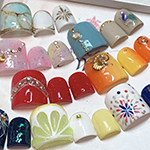 16種類から選べる フットジェルネイル/ 定額 7,500円コース